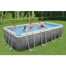 Каркасный бассейн BESTWAY POWER STEEL 549х274х122см, 14812л + фильтр-насос 5678 л/ч, тент, лестница 56998 BW